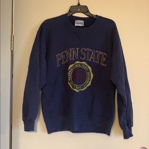 Vintage navy penn state crew neck